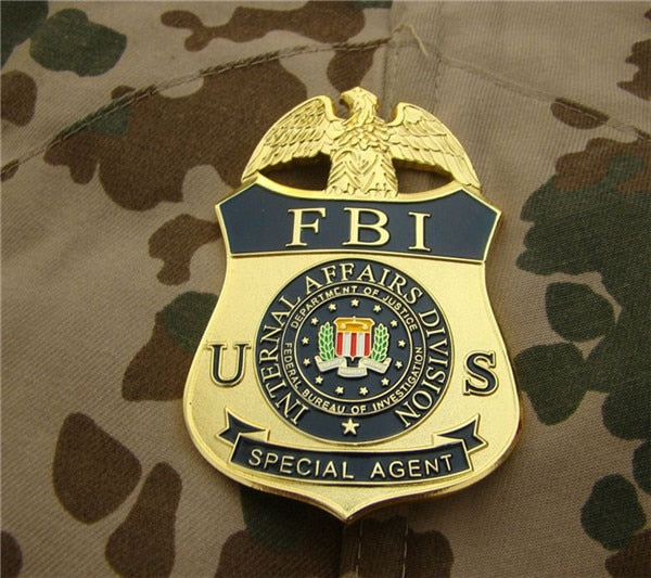 United States FBI Metal Badge Police Special Agent Officer Badges